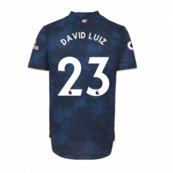 Arsenal David Luiz 23 Alternativní Fotbalové Dresy 2020 21 - Krátký Rukáv