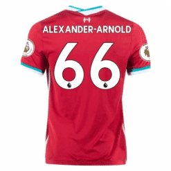 Liverpool Trent Alexander Arnold 66 Domácí Fotbalové Dresy 2020 21 - Krátký Rukáv