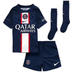 Paris Saint-Germain PSG Dětské Domácí Dres Komplet 2022 2023 – Krátký Rukáv